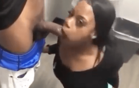 She’s Slobbing in the Bathroom