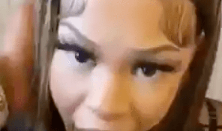 She’s Sucking a Huge One