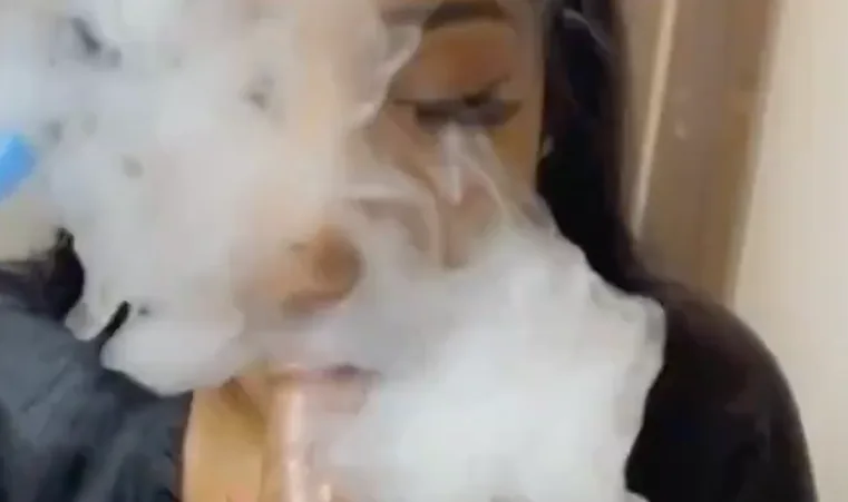 Blowing Hookah and Blowing Dick