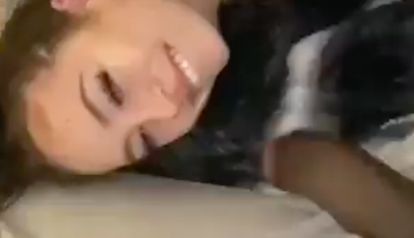 White Girl Blowing on Huge BBC